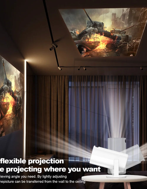 Load image into Gallery viewer, P30 Smart Mini Projector Android 11 Wifi6 Support 4K 1080P BT5.0 Projector 1280*720P Home Cinema Portable Projector
