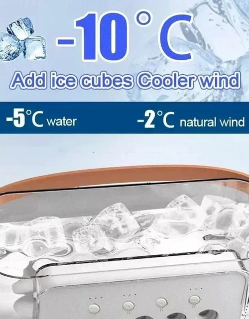 Load image into Gallery viewer, New 3 in 1 Fan Air Conditioner Household Mini Air Cooler LED Night Light Portable Humidifier Air Adjustment Fan Office Home Fan
