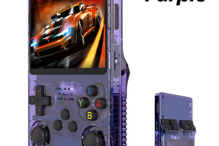 R36S Retro Handheld Video Game Console Linux System 3.5 Inch IPS Screen R35S Pro Portable Pocket Video Player 64GB Games