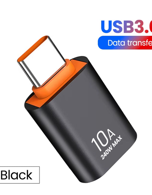 Load image into Gallery viewer, 10A USB Type C to USB a Adapter USB 3.0To Type C OTG Converter Connector for Macbook Ipad Huawei Xiaomi Samsung
