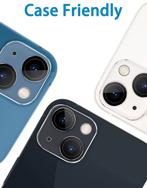Load image into Gallery viewer, Protector De Lente De Cámara Para Iphone 14 Y Iphone 14 plus 2022, Cubierta De Lente De Vidrio Templado Transparente HD Premium [Compatible Con Funda] [Resistente a Arañazos] [Fácil Instalación] [Círculo Nocturno]
