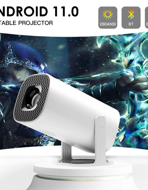 Load image into Gallery viewer, P30 Smart Mini Projector Android 11 Wifi6 Support 4K 1080P BT5.0 Projector 1280*720P Home Cinema Portable Projector
