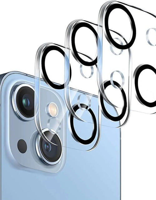 Load image into Gallery viewer, Protector De Lente De Cámara Para Iphone 14 Y Iphone 14 plus 2022, Cubierta De Lente De Vidrio Templado Transparente HD Premium [Compatible Con Funda] [Resistente a Arañazos] [Fácil Instalación] [Círculo Nocturno]
