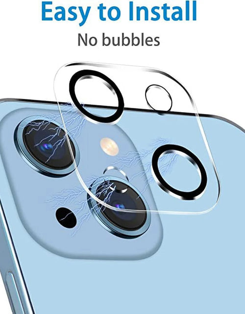 Load image into Gallery viewer, Protector De Lente De Cámara Para Iphone 14 Y Iphone 14 plus 2022, Cubierta De Lente De Vidrio Templado Transparente HD Premium [Compatible Con Funda] [Resistente a Arañazos] [Fácil Instalación] [Círculo Nocturno]
