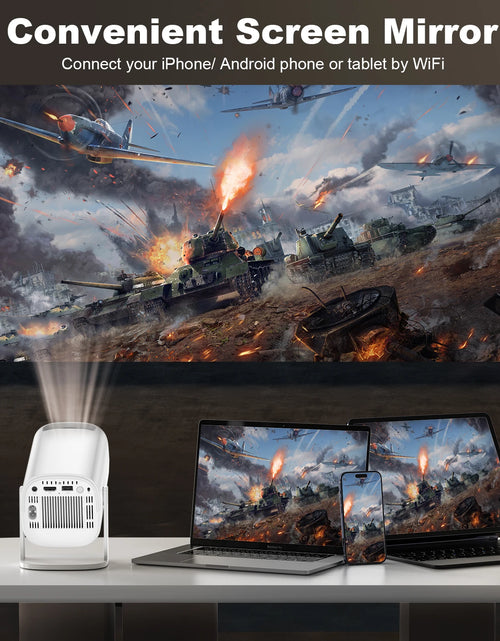 Load image into Gallery viewer, P30 Smart Mini Projector Android 11 Wifi6 Support 4K 1080P BT5.0 Projector 1280*720P Home Cinema Portable Projector
