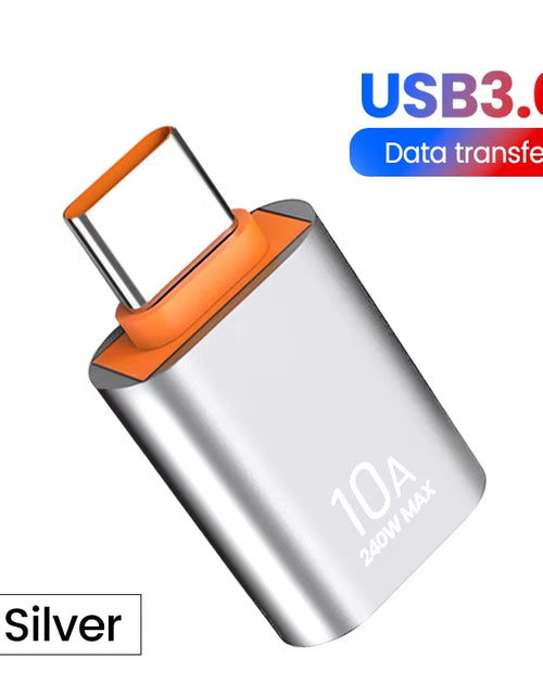 Load image into Gallery viewer, 10A USB Type C to USB a Adapter USB 3.0To Type C OTG Converter Connector for Macbook Ipad Huawei Xiaomi Samsung
